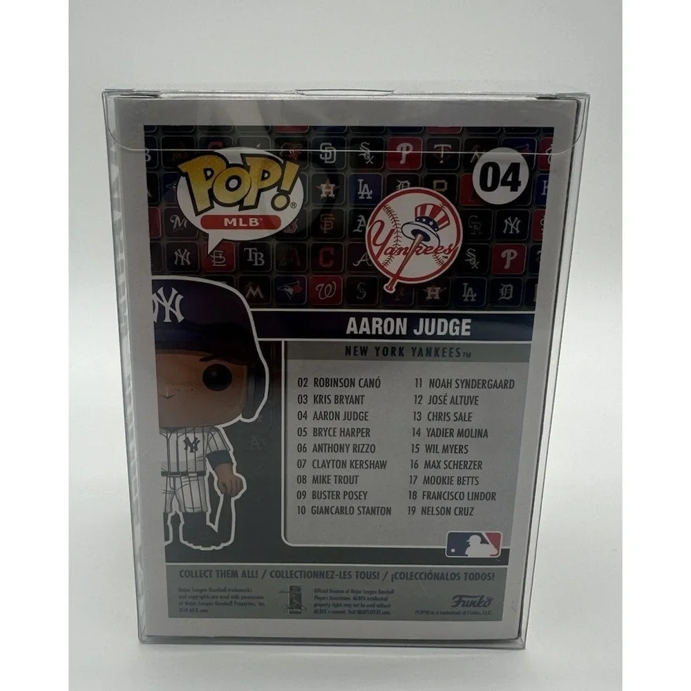 FUNKO POP! MLB AARON JUDGE NEW YORK YANKEES VINYL FIGURE #04 BRAND NEW W/CASE